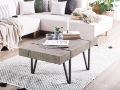 Clearance Beliani Sohvapoyta Tumma Puu/Musta Adena