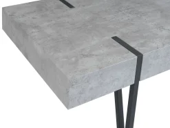 Pöydät<Beliani Sohvapoyta Vaaleanharmaa/Musta Adena