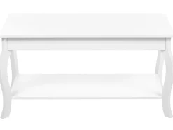 Pöydät<Beliani Sohvapoyta Valkoinen Hartford