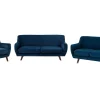 Sohvat<Beliani Sohvaryhma Samettinen Sininen Bodo