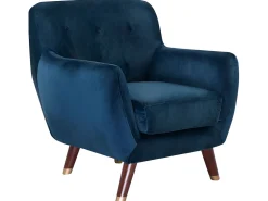 Sohvat<Beliani Sohvaryhma Samettinen Sininen Bodo