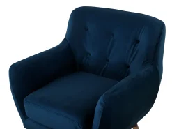 Sohvat<Beliani Sohvaryhma Samettinen Sininen Bodo