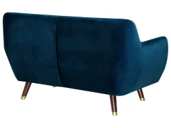 Sohvat<Beliani Sohvaryhma Samettinen Sininen Bodo
