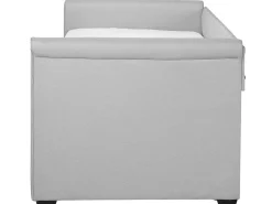 Cheap Beliani Sohvasanky Kangas Lisavuode Vaaleanharmaa 80 X 200 Cm Libourne