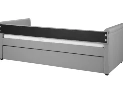 Cheap Beliani Sohvasanky Kangas Lisavuode Vaaleanharmaa 80 X 200 Cm Libourne