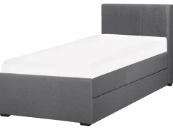 Best Beliani Sohvasanky Kangas Lisavuode Tummanharmaa 90 X 200 Cm Marmande