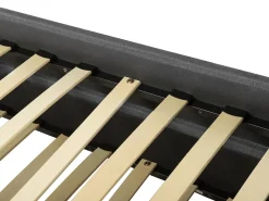 Best Beliani Sohvasanky Kangas Lisavuode Tummanharmaa 90 X 200 Cm Marmande