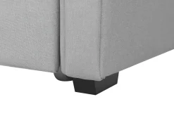 Lastenhuone<Beliani Sohvasanky Kangas Lisavuode Vaaleanharmaa 90 X 200 Cm Libourne