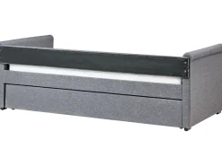 Lastenhuone<Beliani Sohvasanky Kangas Lisavuode Tummanharmaa 90 X 200 Cm Libourne