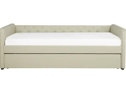 Sängyt<Beliani Sohvasanky Kangas Lisavuode Beige 80 X 200 Cm Libourne