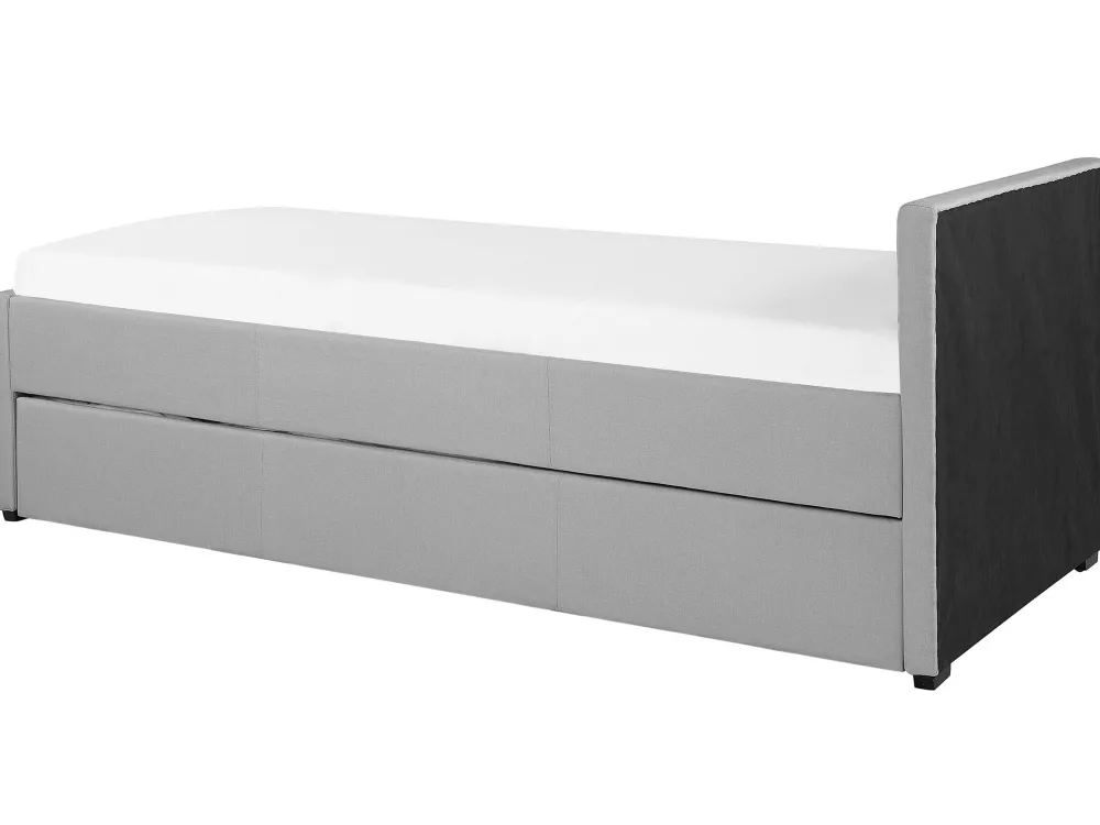 Cheap Beliani Sohvasanky Kangas Lisavuode Vaaleanharmaa 80 X 200 Cm Marmande