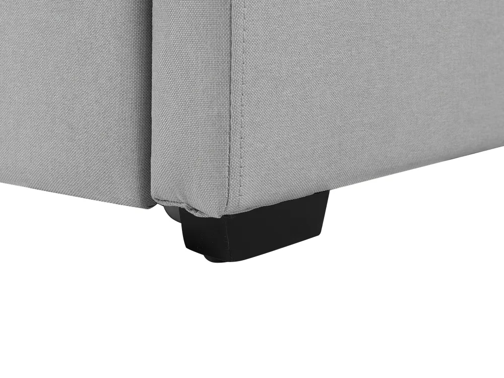 Cheap Beliani Sohvasanky Kangas Lisavuode Vaaleanharmaa 80 X 200 Cm Marmande