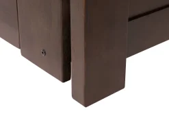 Cheap Beliani Sohvasanky Levitettava Säilytystila Tummanruskea 90/180 X 200 Cm Cahors