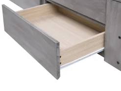 Lastenhuone<Beliani Sohvasanky Levitettava Säilytystila Harmaa 90/180 X 200 Cm Cahors