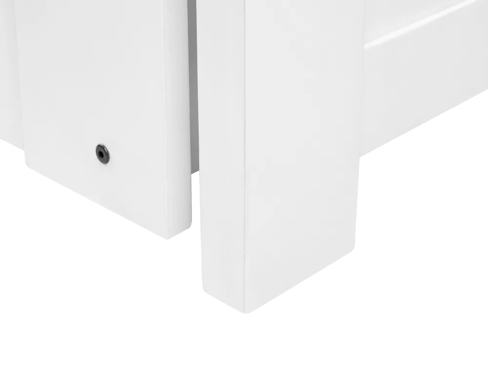 Lastenhuone<Beliani Sohvasanky Levitettava Säilytystila Valkoinen 90/180 X 200 Cm Cahors