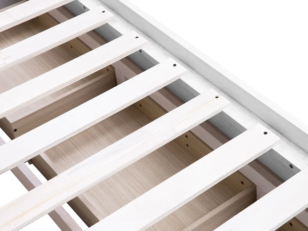 Lastenhuone<Beliani Sohvasanky Levitettava Säilytystila Valkoinen 90/180 X 200 Cm Cahors