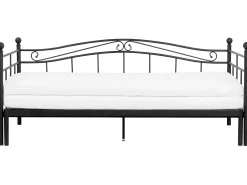 Lastenhuone<Beliani Sohvasanky Metalli Levitettava Musta 90/180 X 200 Cm Tulle