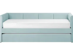 Sängyt<Beliani Sohvasanky Sametti Lisavuode Mintunvihrea 90 X 200 Cm Chavonne