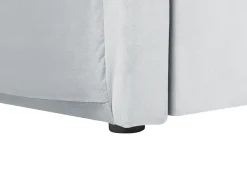 Lastenhuone<Beliani Sohvasanky Sametti Lisavuode Vaaleanharmaa 90 X 200 Cm Chavonne