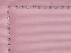 Fashion Beliani Sohvasanky Vakosametti Lisavuode Vaaleanpunainen 90 X 200 Cm Mimizan