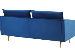 Sohvat<Beliani Sohvasetti Samettinen Laivastonsininen Maura