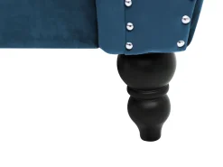 Fashion Beliani Sohvasetti Samettinen Sininen Skien