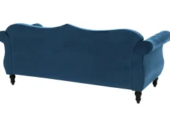 Fashion Beliani Sohvasetti Samettinen Sininen Skien