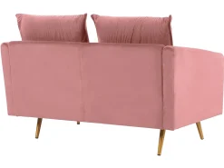 Online Beliani Sohvasetti Samettinen Vaaleanpunainen Maura