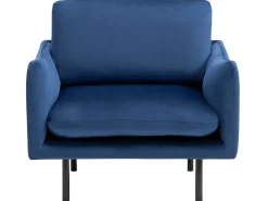 Sohvat<Beliani Sohvasetti Tummansininen Sametti 4-Istuttava Vinterbro