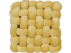 Tekstiilit<Beliani Solmutyyny 30 X 30 Cm Keltainen Sirali