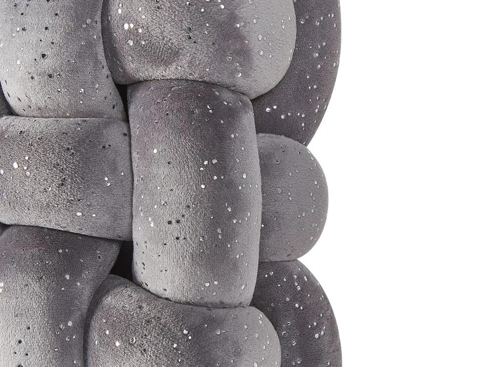 Lastenhuone<Beliani Solmutyyny 30 X 30 Cm Samettinen Harmaa Kimalteella Sirali