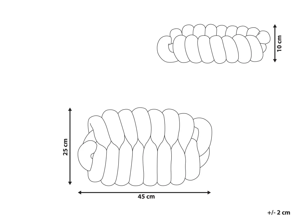 Shop Beliani Solmutyyny 45 X 25 Cm Vihrea Panara