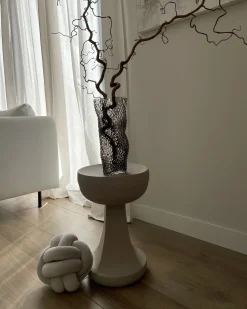 Tekstiilit<Beliani Solmutyyny Buklee Harmaa 19 Cm 2 Kpl Malni