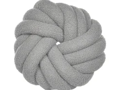 Tekstiilit<Beliani Solmutyyny Buklee Harmaa 31 X 31 Cm Akola