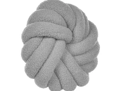 Tekstiilit<Beliani Solmutyyny Buklee Harmaa 31 X 31 Cm Akola