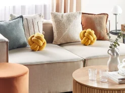 New Beliani Solmutyyny Buklee Sinapinkeltainen 19 Cm Malni