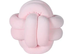 Tekstiilit<Beliani Solmutyyny Sametti Vaaleanpunainen 20 X 20 Cm Malni