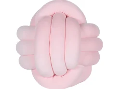 Tekstiilit<Beliani Solmutyyny Sametti Vaaleanpunainen 30 X 30 Cm Malni