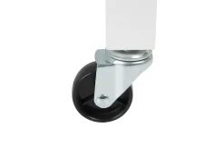 Säilytys<Beliani Tarjoiluvaunu Laatikko Vaalea Puu/Valkoinen Hiuma