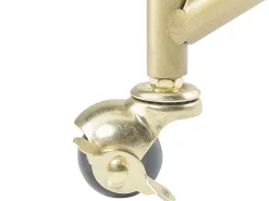 Säilytys<Beliani Tarjoiluvaunu Lasitasolla Rauta Kulta Kerry