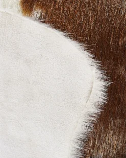 Best Beliani Tekotalja Ruskea/Valkoinen 60 X 90 Cm Nambung