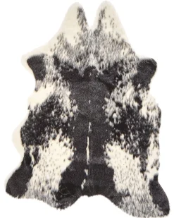 Matot<Beliani Tekotalja 60X90 Cm Lehma Mustavalkoinen Nambung