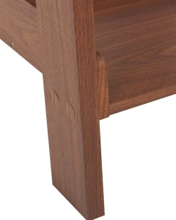 Säilytys<Beliani Tikashylly 5 Hyllya Tumma Puu Mobile Duo