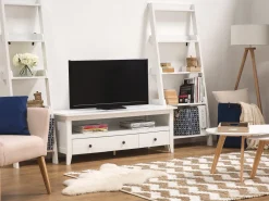 Säilytys<Beliani Tikashylly 5 Hyllya Valkoinen Mobile Duo