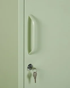 Cheap Beliani Toimistokaappi Teras 5 Hyllya Vaaleanvihrea Frome