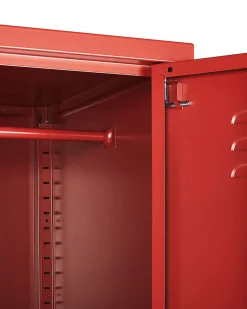 Säilytys<Beliani Toimistokaappi Teras 5 Hyllya Punainen Frome