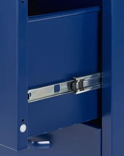 Säilytys<Beliani Toimistokaappi Teras 3 Laatikkoa Laivastonsininen Wostok