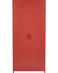 Best Beliani Toimistokaappi Teras 2 Ovea Punainen Varna