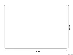 Flash Sale Beliani Torkkupeitto Kangas Luonnonvalkoinen 200 X 220 Cm Chaab