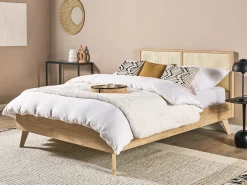 Flash Sale Beliani Torkkupeitto Kangas Luonnonvalkoinen 200 X 220 Cm Chaab